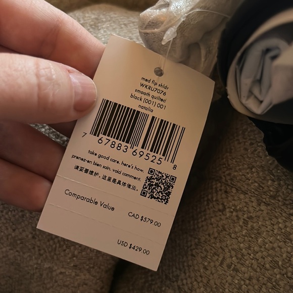 NWT KATE SPADE Natalia Medium Flap Shoulder Bag in black $429 tag attached - Picture 6 of 8